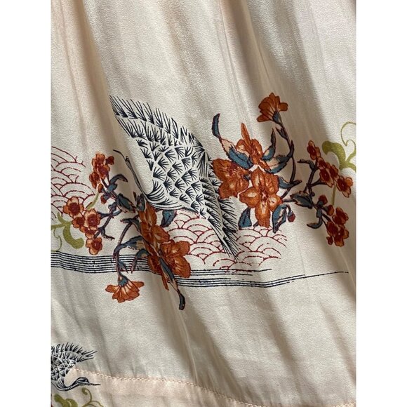 Free People Rocken Rochelle Off The Shoulder Floral Top Beige Size XS Boho Fall - Picture 10 of 14